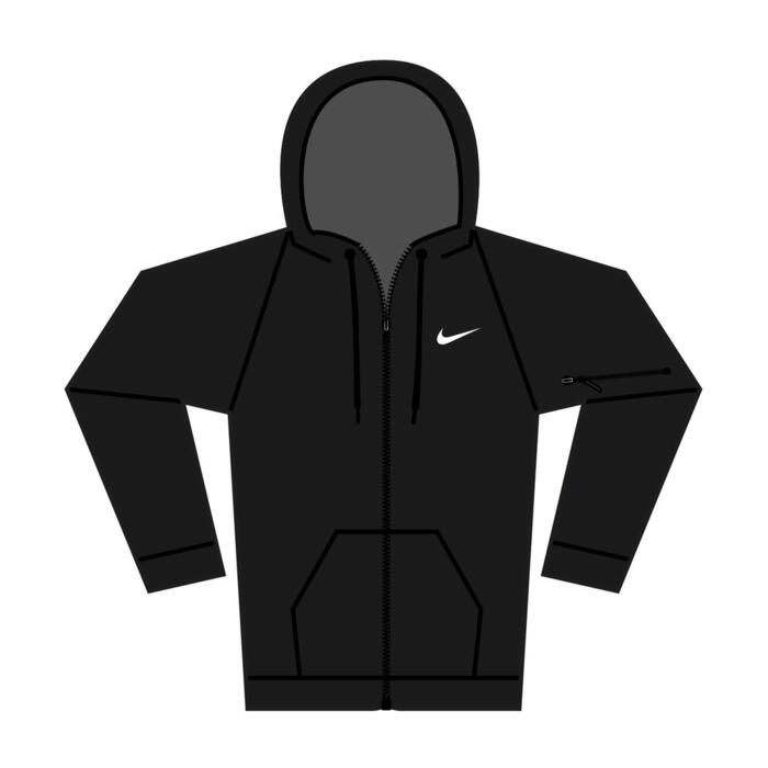 Nike men’s full-zip fitness hoodie Miniatyr