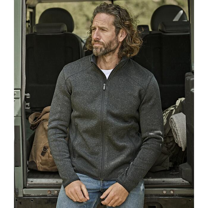Tee Jays Knitted Outdoor Fleece Jacket Miniatyr
