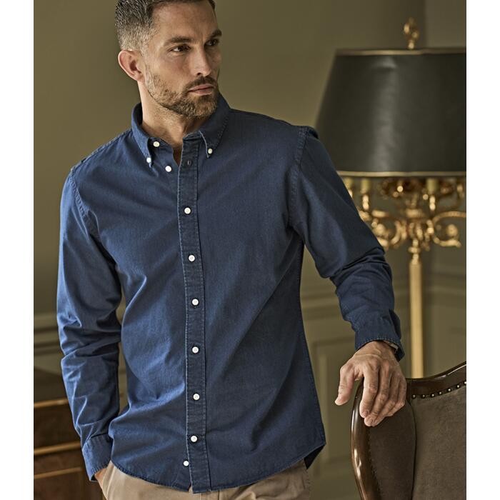 Tee Jays Long Sleeve Casual Twill Shirt Miniatyr