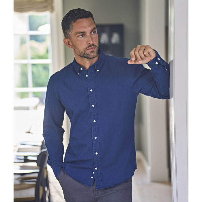 Tee Jays Long Sleeve Casual Twill Shirt Miniatyr