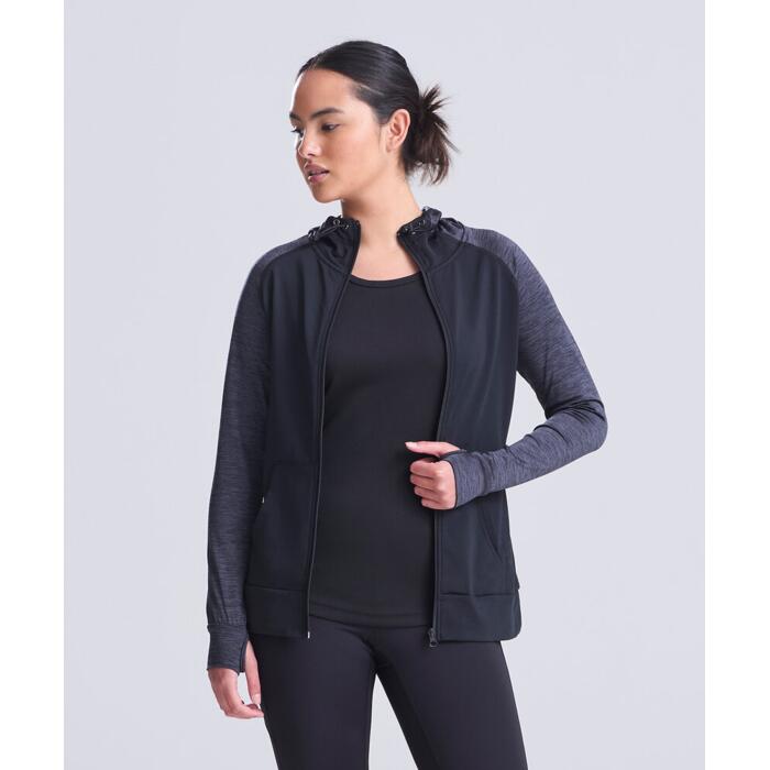 Women's cool contrast zoodie Miniatyr