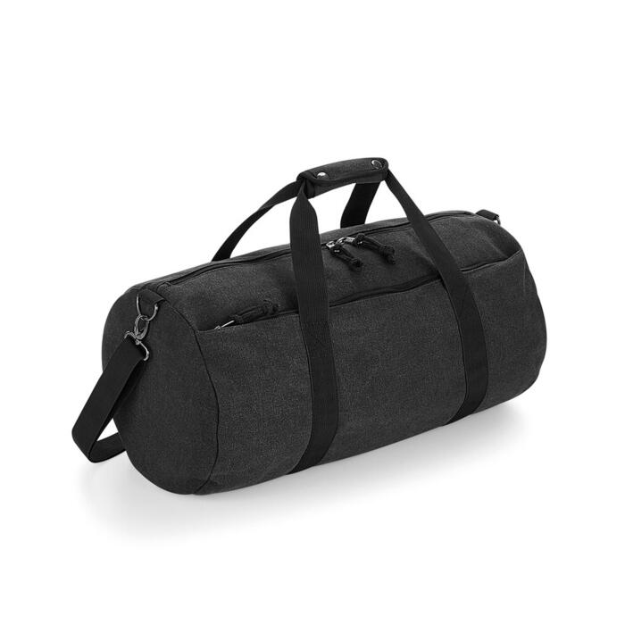 Vintage canvas barrel bag Miniatyr
