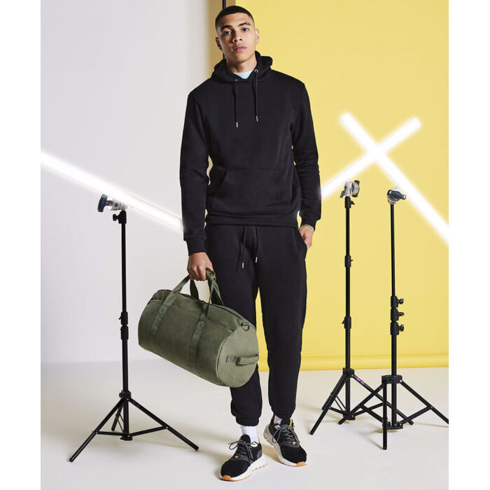 Vintage canvas barrel bag Miniatyr