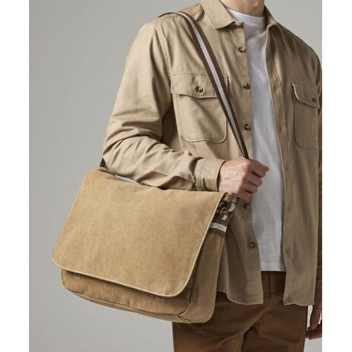 Vintage canvas despatch bag Miniatyr