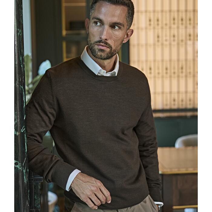 Tee Jays Merino Blend Crew Neck Sweater Miniatyr