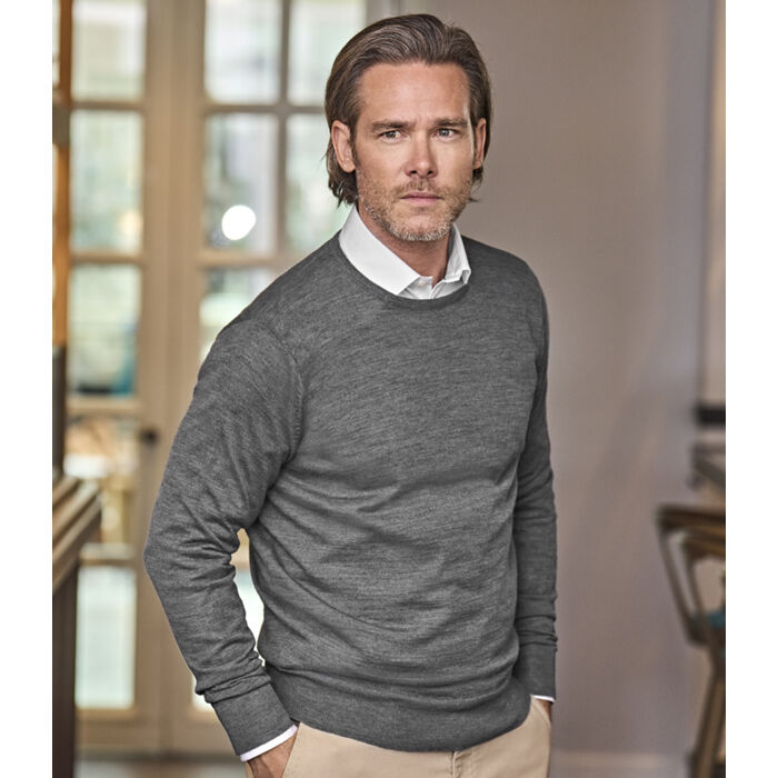 Tee Jays Merino Blend Crew Neck Sweater Miniatyr