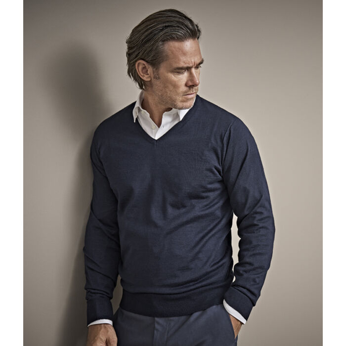 Tee Jays Merino Blend V Neck Sweater Miniatyr