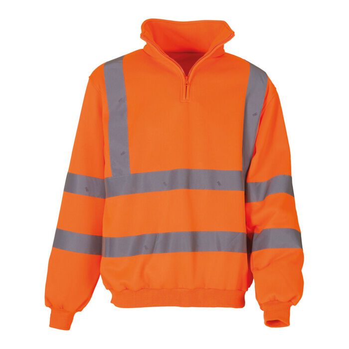 Hi-vis ¼ zip sweatshirt  Miniatyr