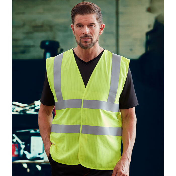 Hi-Vis Anti-Static Flame Retardant Waistcoat Miniatyr