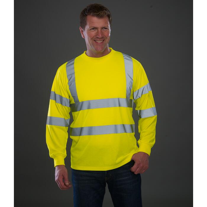 Hi-Vis Long Sleeve T-Shirt Miniatyr