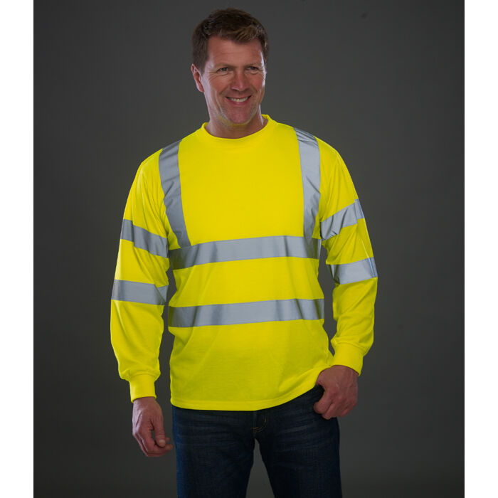 Hi-Vis Long Sleeve T-Shirt Miniatyr