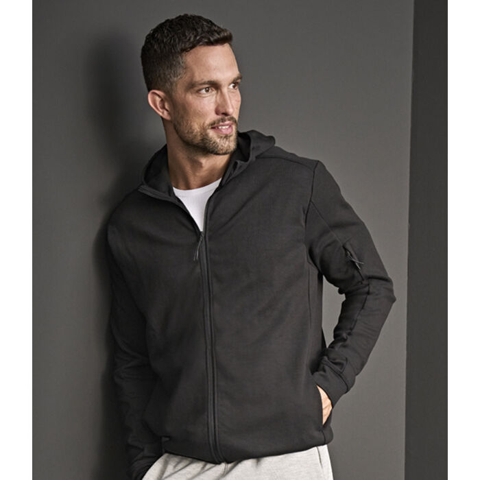 Tee Jays Athletic Hooded Full Zip Sweat Jacket Miniatyr