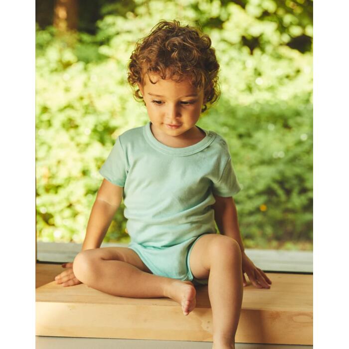 BABIES SHORT SLEEVE BODYSTOCKING Miniatyr