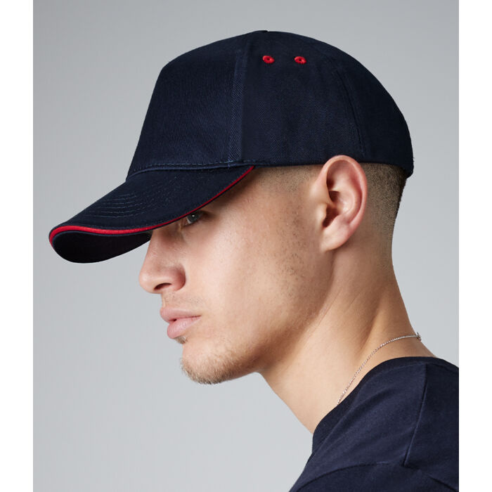 Beechfield Ultimate 5 Panel Cap with Sandwich Peak Miniatyr