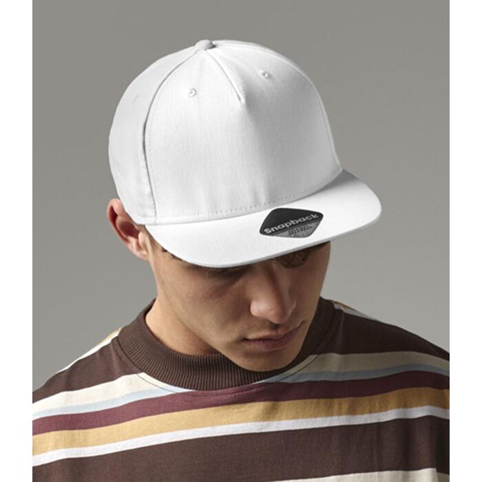 Beechfield 5 Panel Snapback Rapper Cap Miniatyr