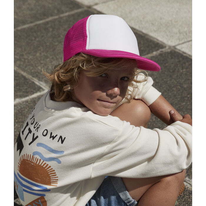 Beechfield Kids Vintage Snapback Trucker Cap Miniatyr
