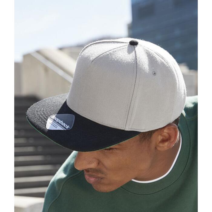 Beechfield Original Flat Peak Snapback Cap Miniatyr