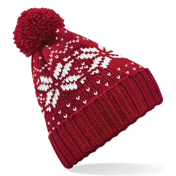 Beechfield Fair Isle Snowstar® Beanie Miniatyr