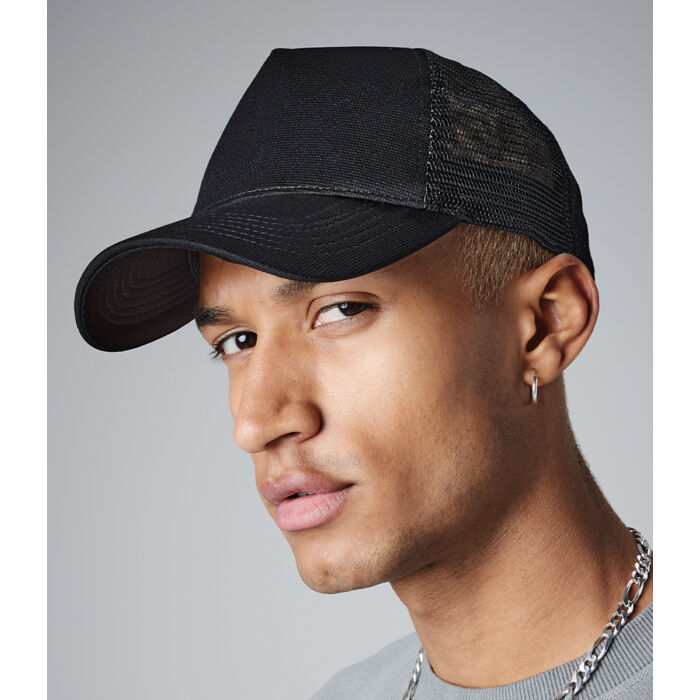 Beechfield Microknit Snapback Trucker Cap Miniatyr