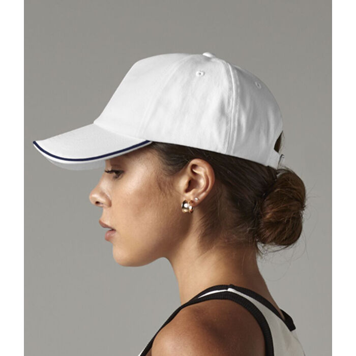 Beechfield Authentic Piped 5 Panel Cap Miniatyr