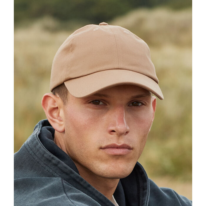 Beechfield Organic Cotton 6 Panel Dad Cap Miniatyr