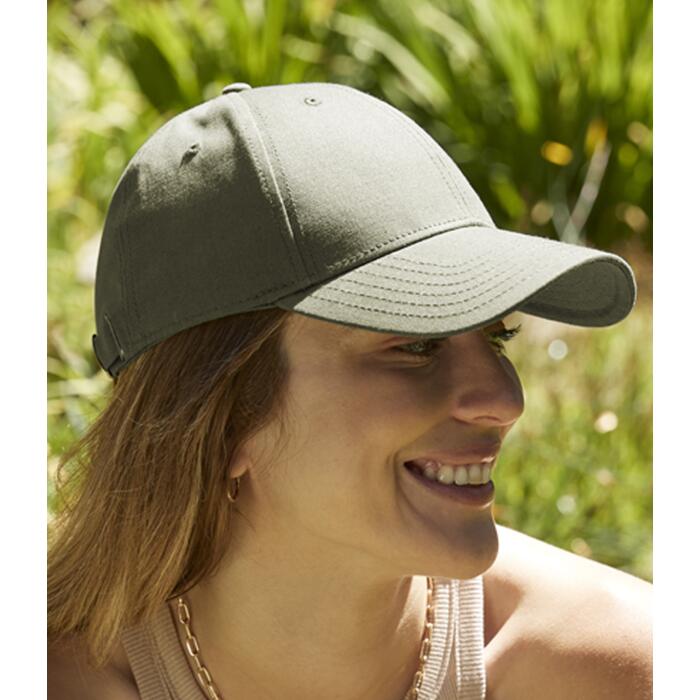 Beechfield EarthAware® Organic Cotton Canvas 6 Panel Cap Miniatyr