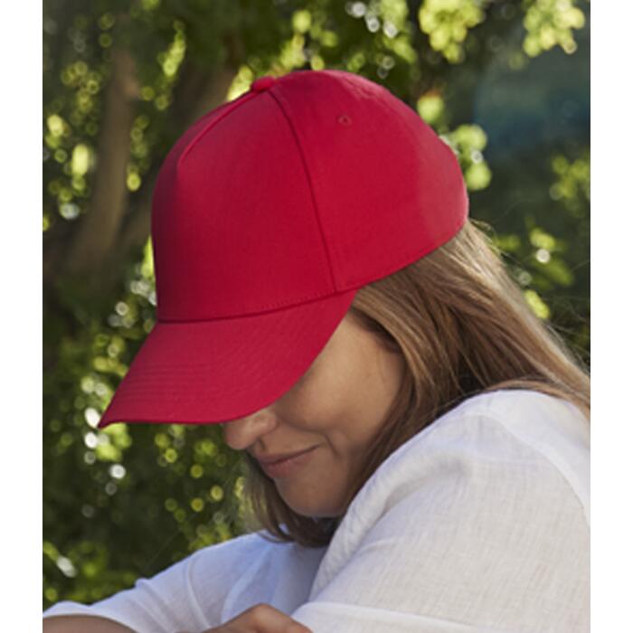 Beechfield EarthAware® Classic Organic Cotton 5 Panel Cap Miniatyr