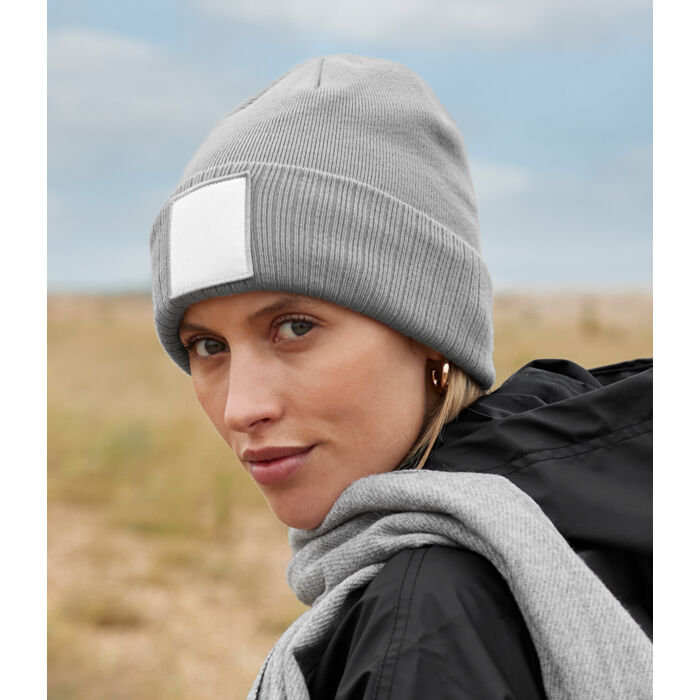 Beechfield Appliqué Patch Beanie Miniatyr