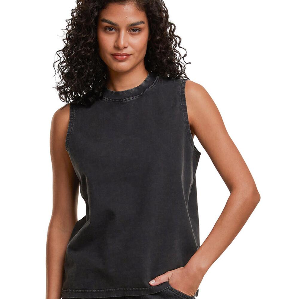 Women’s vintage washed sleeveless tee Miniatyr