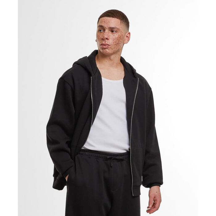 Loose-fit zip hoodie Miniatyr